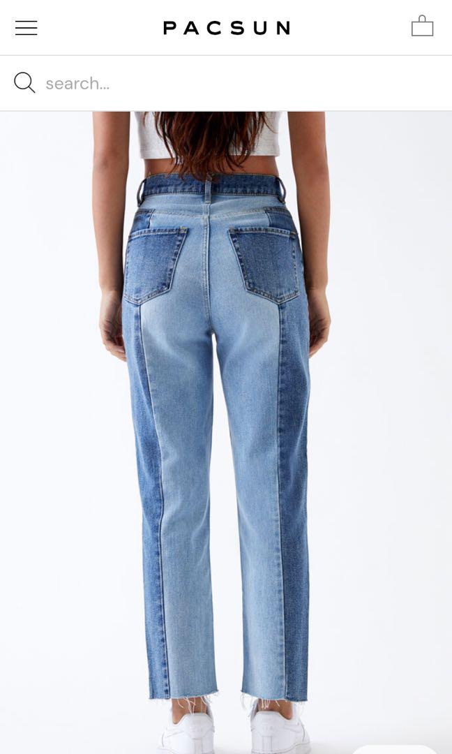 pacsun two tone jeans