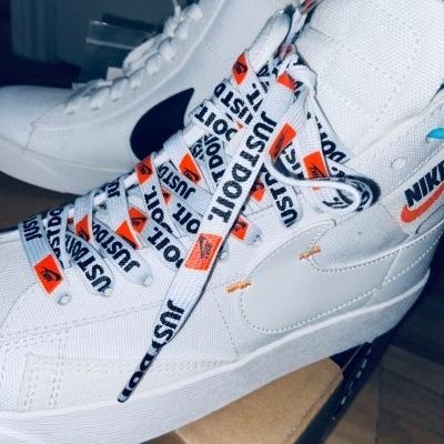 Just do it nike laces discount