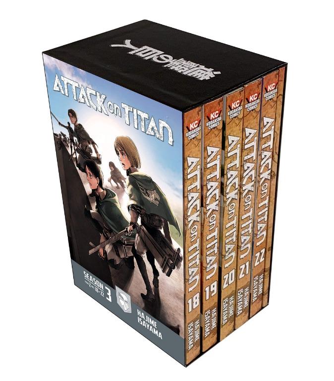 [PRE-ORDER] Attack on Titan Season 3 Part 2 Manga Box Set, Hobbies