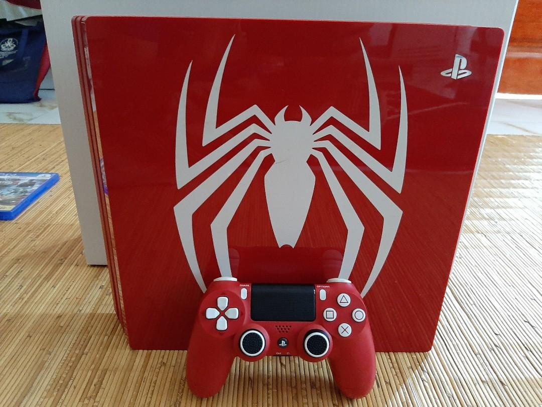 Ps4 Pro Spiderman Edition With 2 Game For Sale Video Gaming