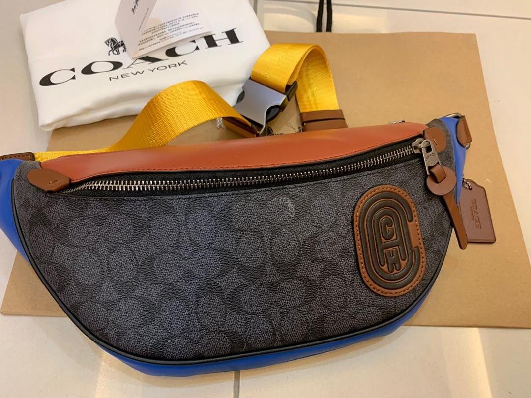 Ready Stock authentic coach B2061 962 coach men belt bag Men s