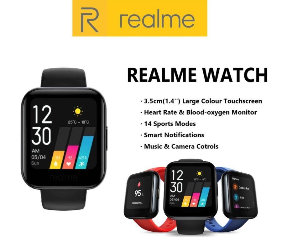 Touchscreen & - Watch Realme Gadgets, on & Watches ORI, Phones Smart Large Mobile [1.4\