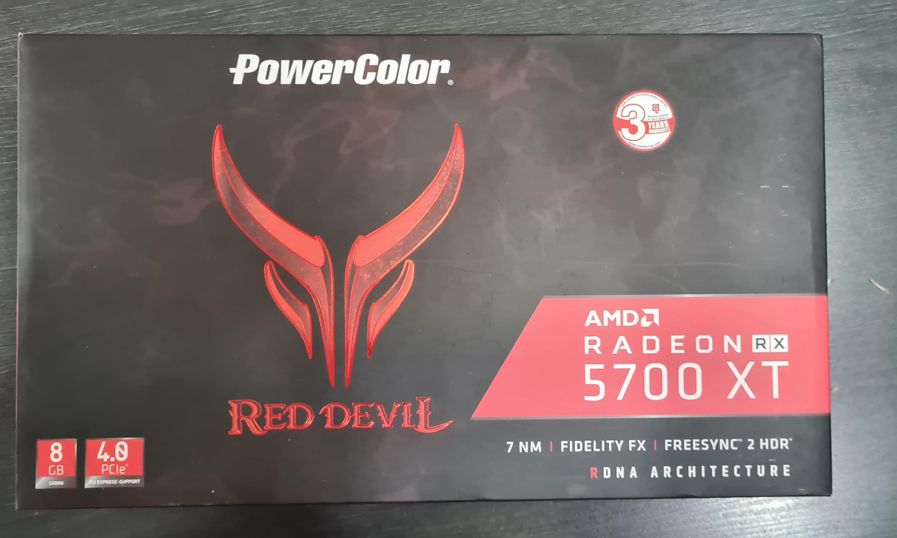 Powercolor Red Devil RX 5700 XT RX5700XT Computers Tech