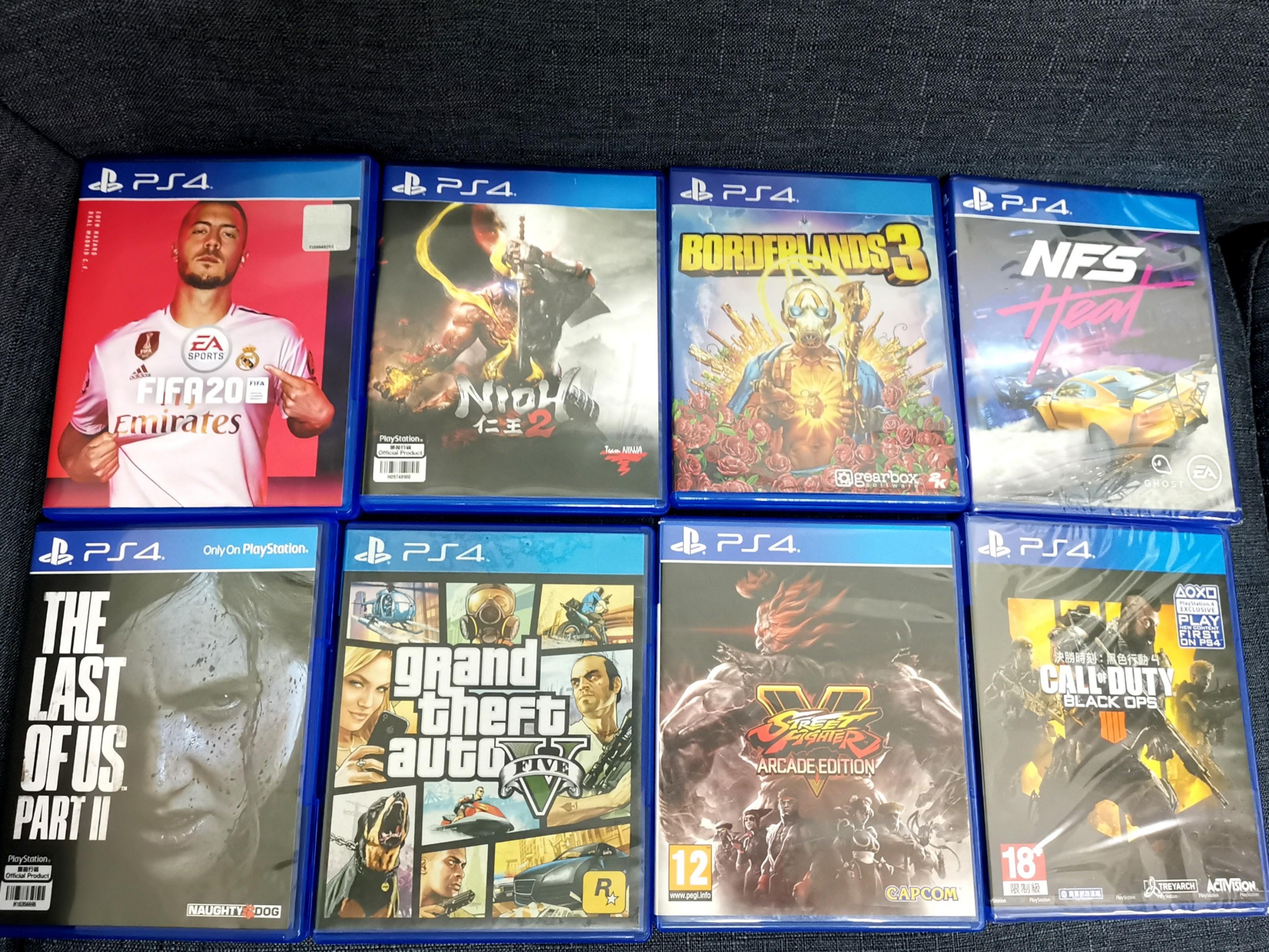 playstation 4 with games for sale