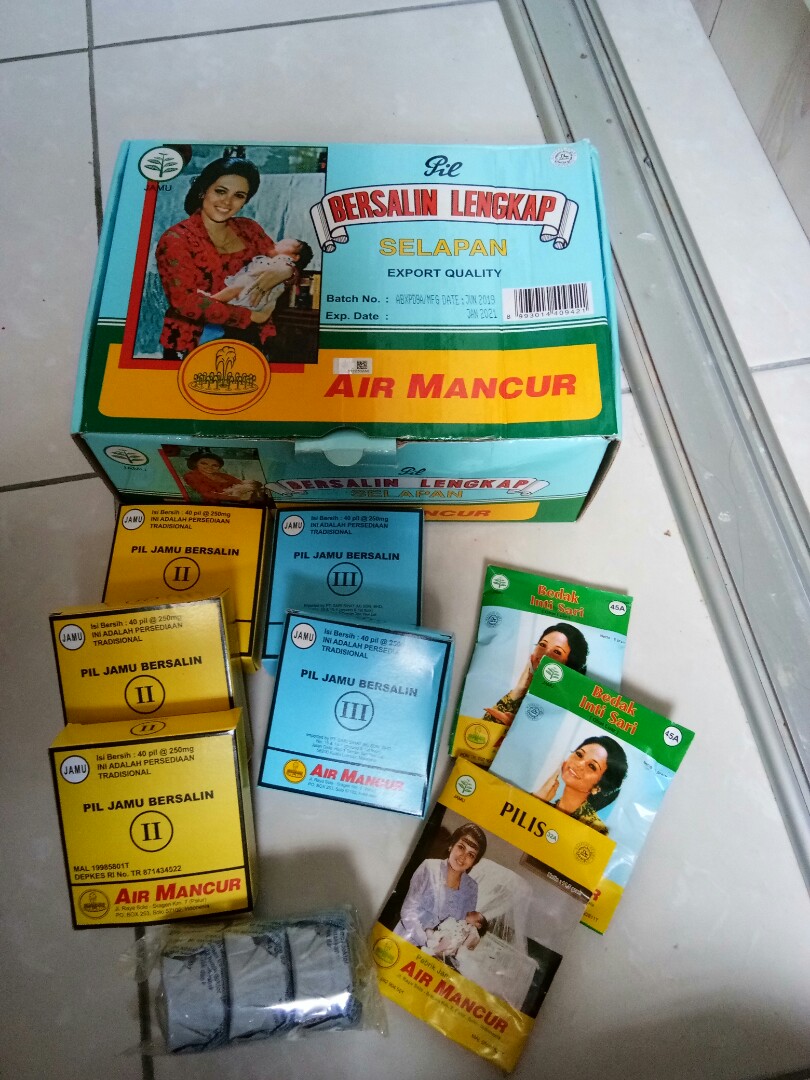 Set Bersalin Jamu Selapan Air Mancur Health Beauty Perfumes Nail Care Others On Carousell