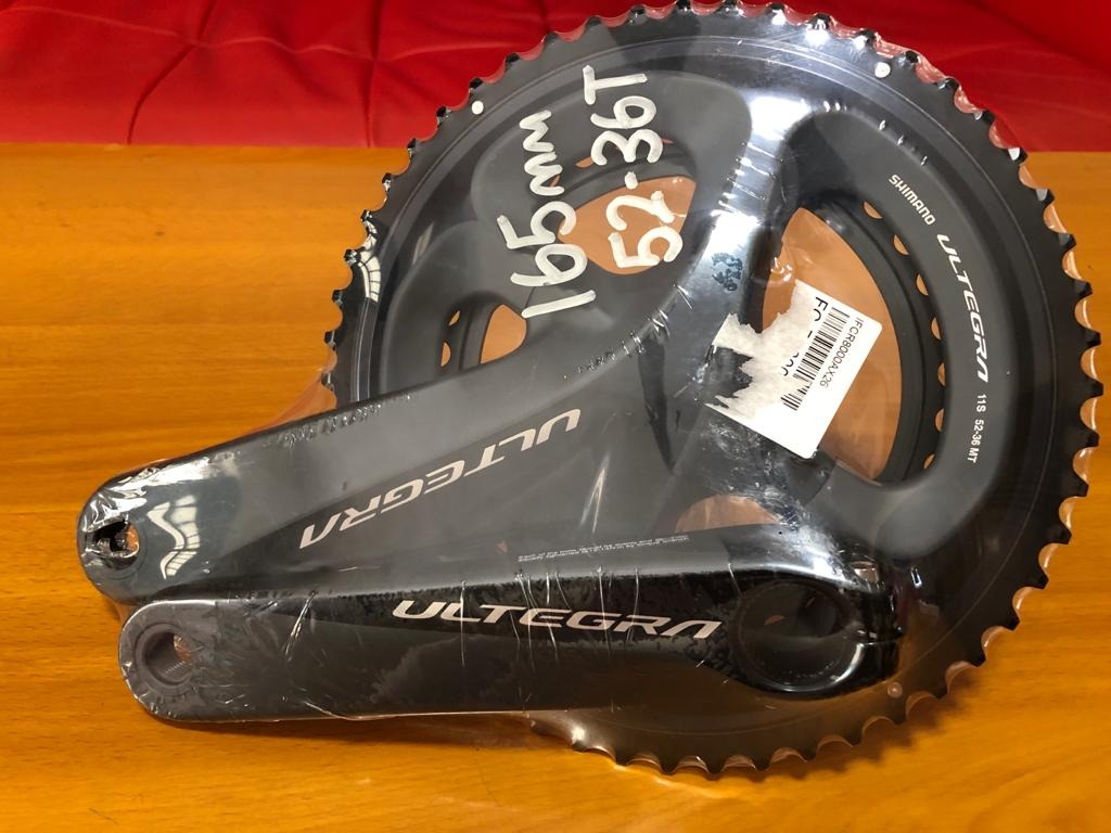 Shimano Ultegra R8000 Crankset FC-R8000 165mm 52-36, Sports Equipment,  Bicycles  Parts, Parts  Accessories on Carousell