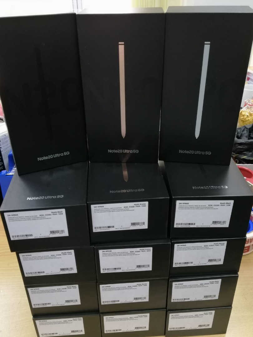 Snapdragon 865 N9860 Samsung Galaxy Note 20 Ultra 5g 12 256gb 512gb Mobile Phones Tablets Android Phones Samsung On Carousell