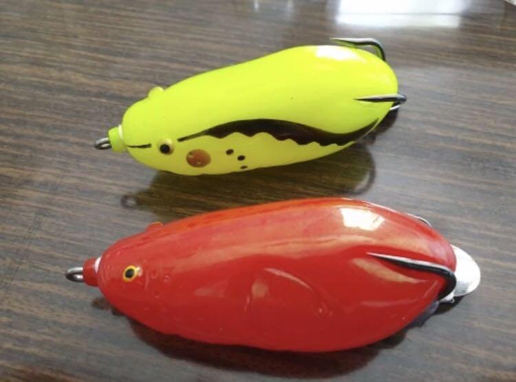Soft plastic frog lure, Sports Equipment, Fishing on Carousell