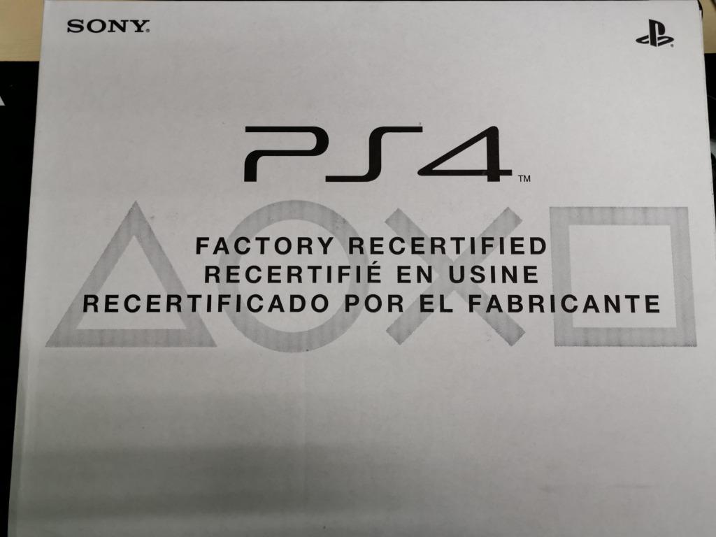 Factory recertified ps4 outlet