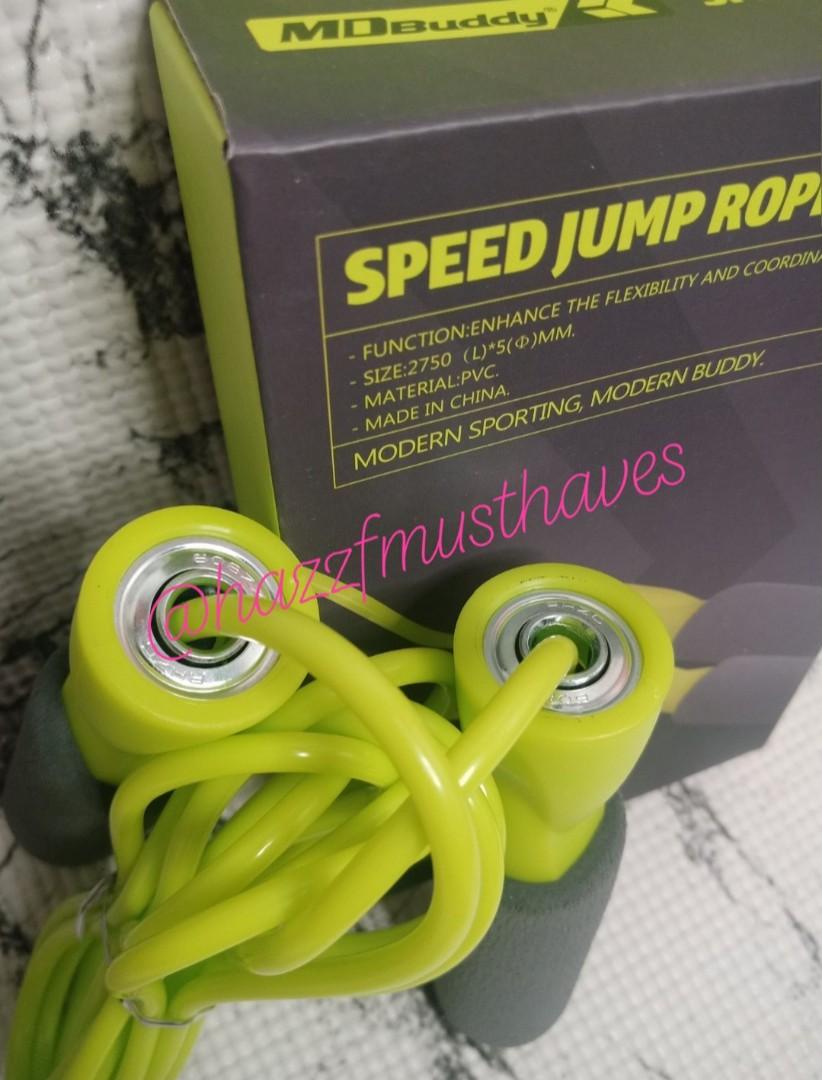 Speed Jump Rope MD Buddy (Category: Cardio & Fitness Machines) located in Manila. Submitted by hazzfashionmusthaves (Listing ID 1000845485, Image 1). Description: #augwanted.