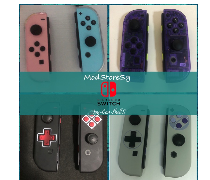 switch joy con shell *mod*, Video Gaming, Video Game Consoles, Nintendo
