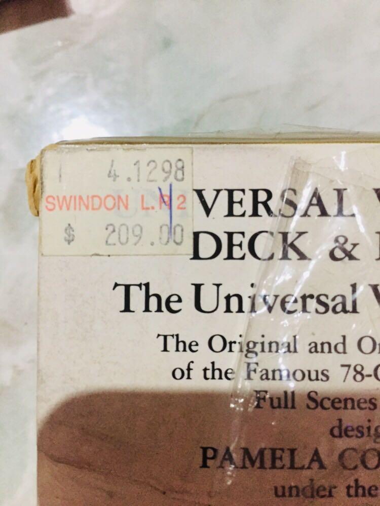 Tarot deck &book set (Category: Storybooks) located in Santa Rosa. Submitted by amnebre (Listing ID 1031567611, Image 3). Description: Universal Waite Tarot Deck & Book set Original price $209.