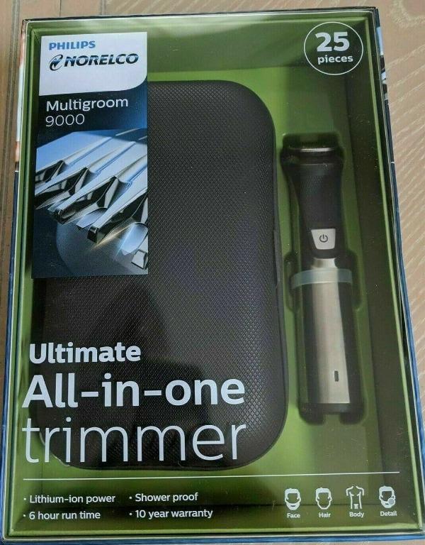 The Cheapest Brand New From Usa Philips Norelco Multigroom Series 9000 25 In 1 Health Beauty Men S Grooming On Carousell Philips multigroom series 1000 ultra precise beard styler with dualcut technology for men mg1100. the cheapest brand new from usa philips norelco multigroom series 9000 25 in 1