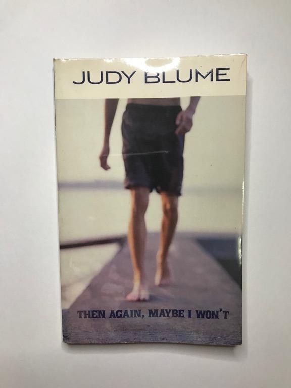 Then Again, Maybe I Won't by Judy Blume (Category: Storybooks) located in Quezon City. Submitted by declutterion (Listing ID 1031518346, Image 1). Description: "Then Again, Maybe I Won't" is a 1971 Judy Blume Novel that deals with puberty in the perspective of a teenage boy. Its original price in 2013 was P399, but I'm selling it for just P80! The pages of the book is yellowing due to old age, but it has been plastic-covered ever since. Moreover,