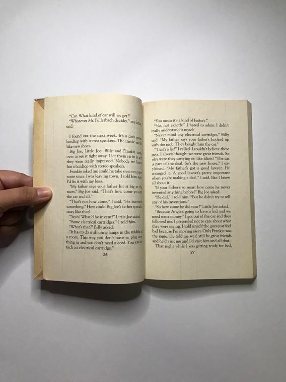Then Again, Maybe I Won't by Judy Blume (Category: Storybooks) located in Quezon City. Submitted by declutterion (Listing ID 1031518346, Image 2). Description: "Then Again, Maybe I Won't" is a 1971 Judy Blume Novel that deals with puberty in the perspective of a teenage boy. Its original price in 2013 was P399, but I'm selling it for just P80! The pages of the book is yellowing due to old age, but it has been plastic-covered ever since. Moreover,