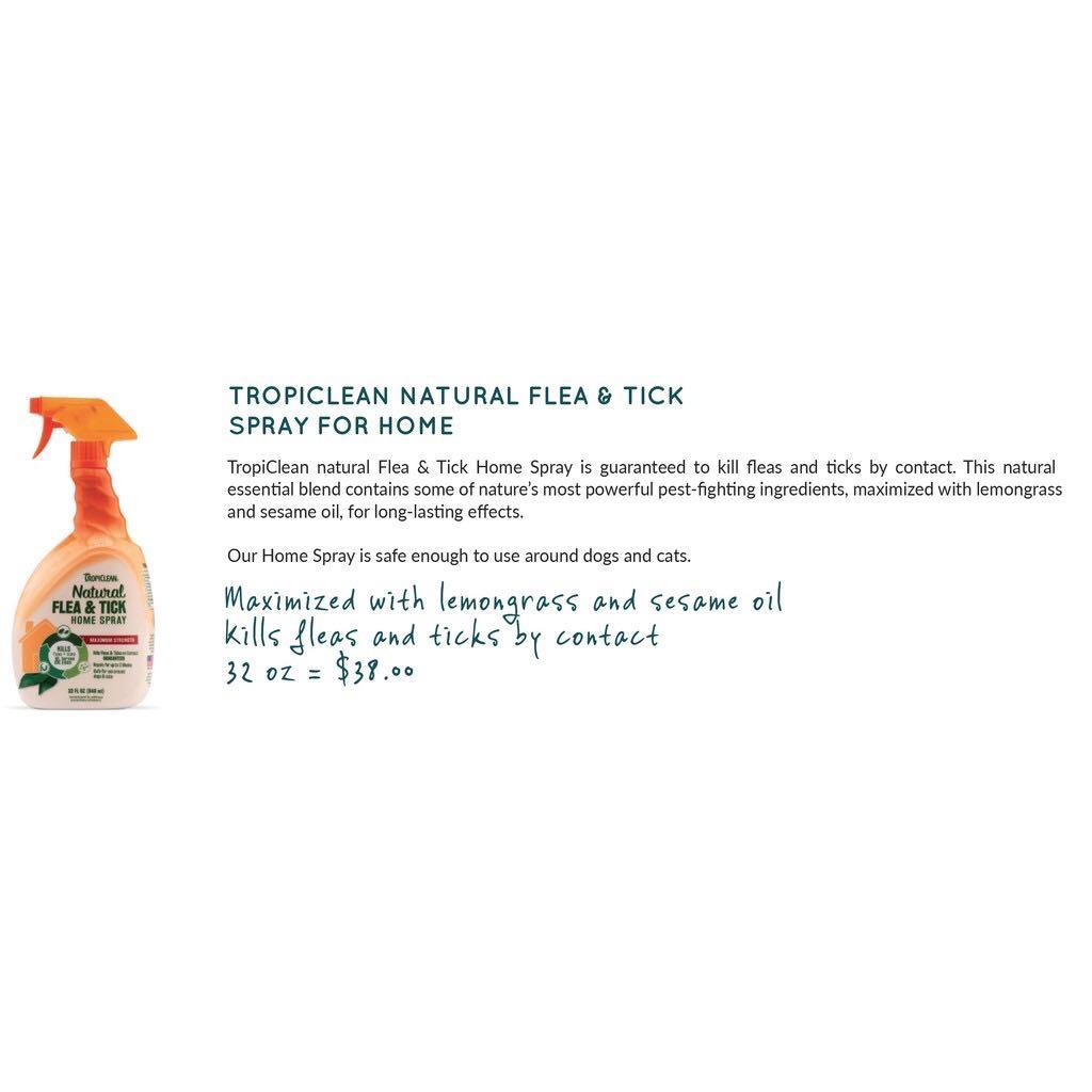 Tropiclean flea and hotsell tick home spray