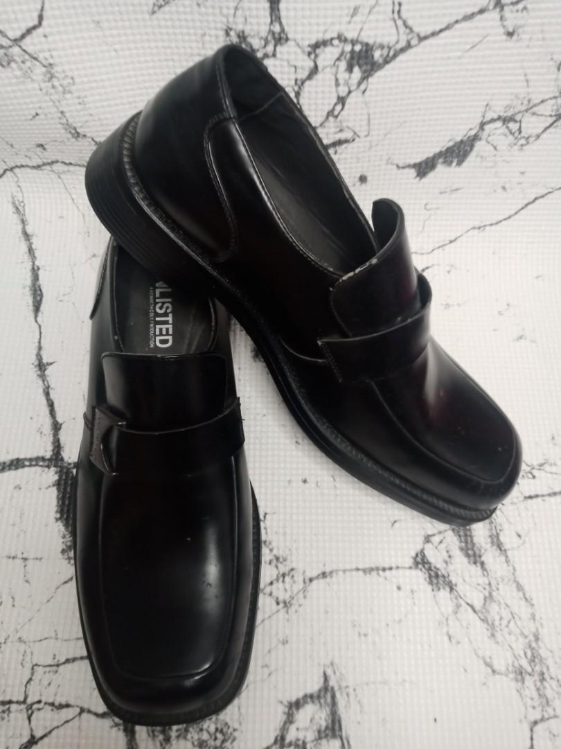 black office shoes mens