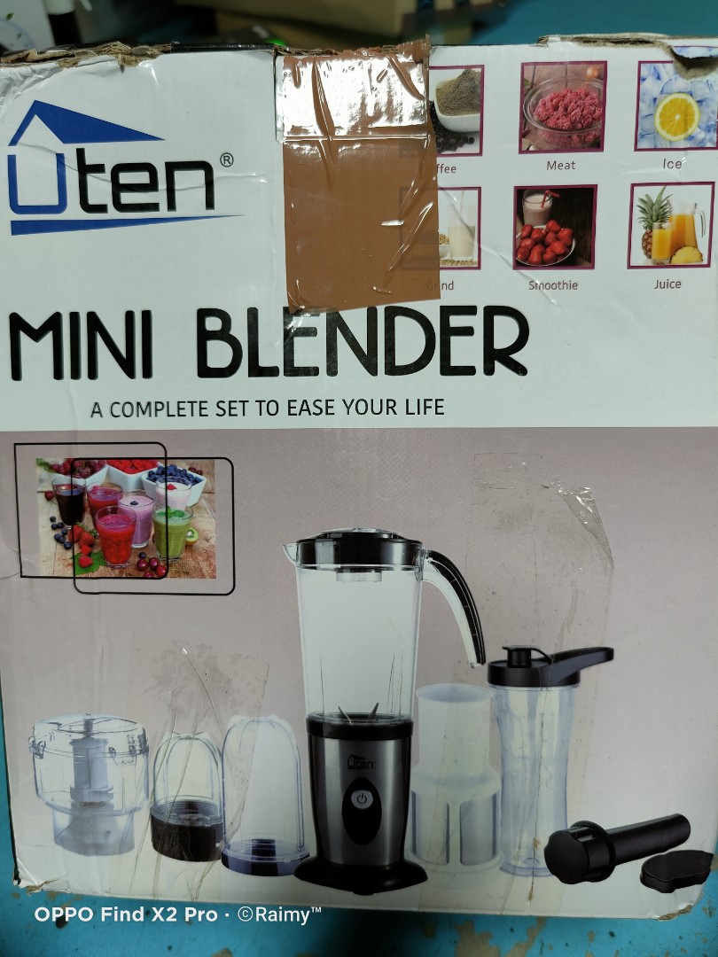 Uten Mini Blender BL219 (UEA016), TV & Home Appliances, Kitchen