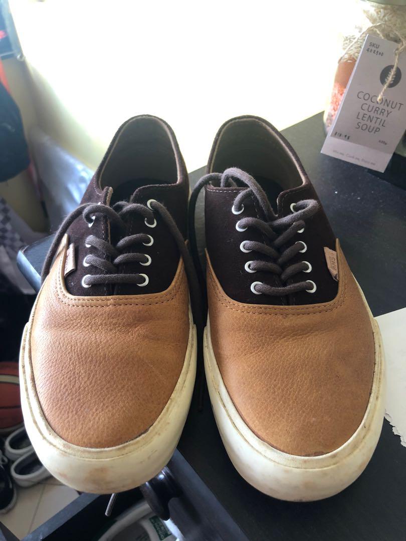 Vans leather shoes for men