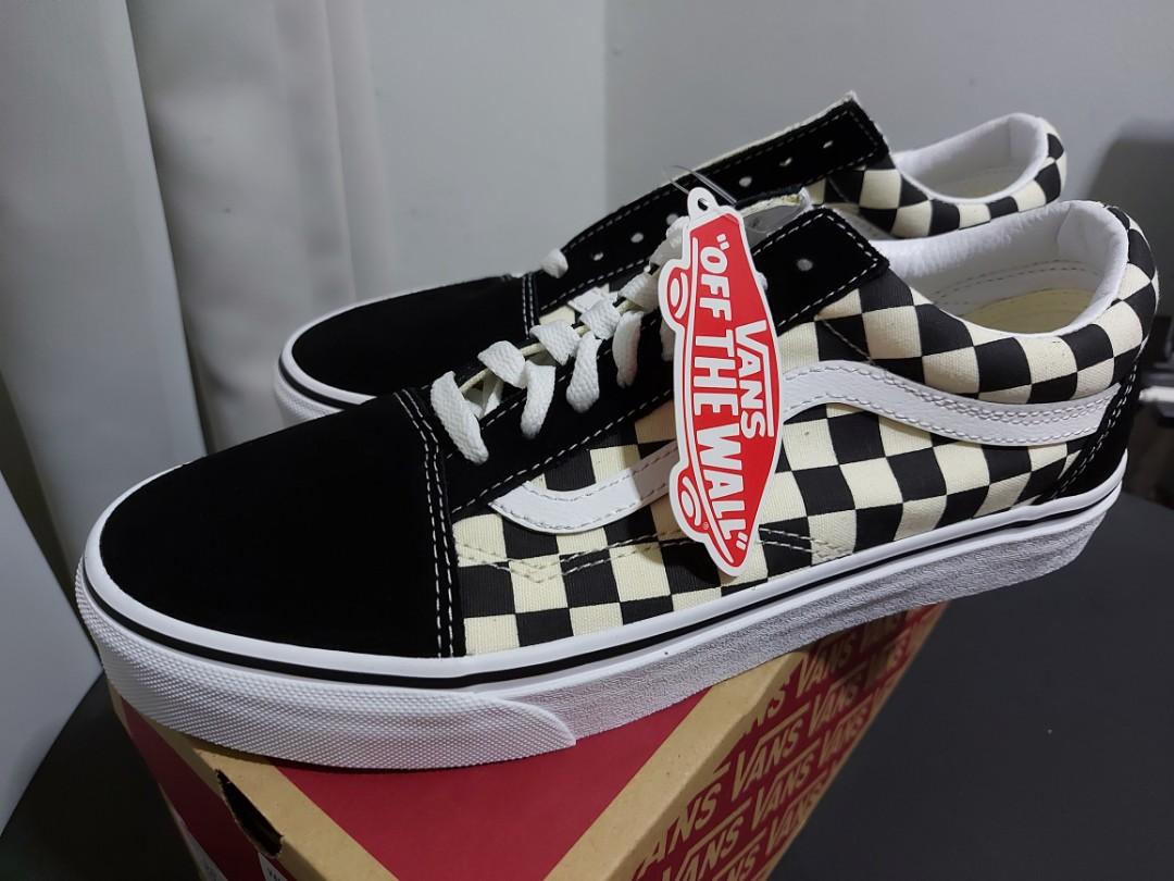 Checked vans hotsell old skool