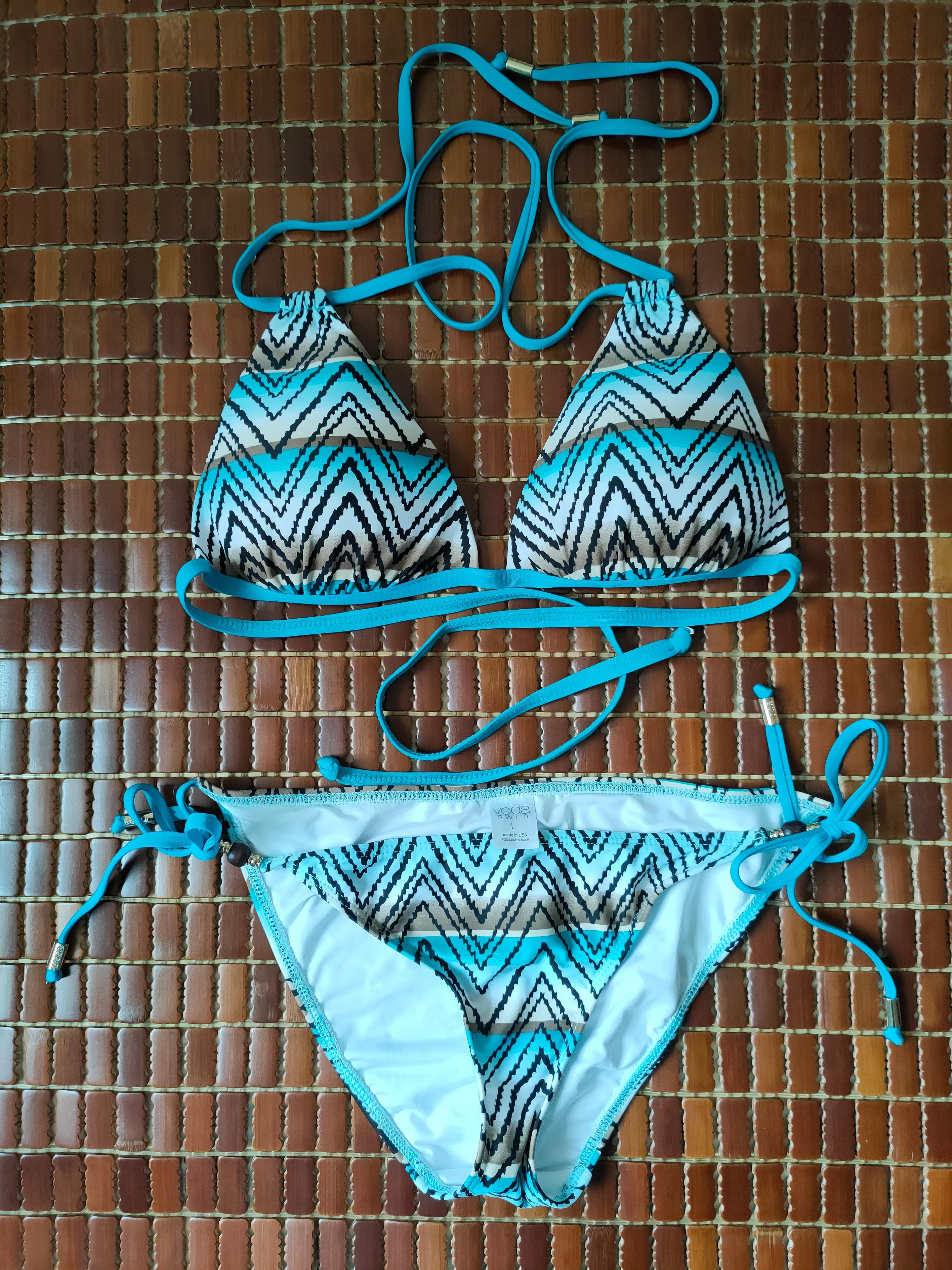 Buy Voda Swim Women's Envy Push Up Double String Bikini Top