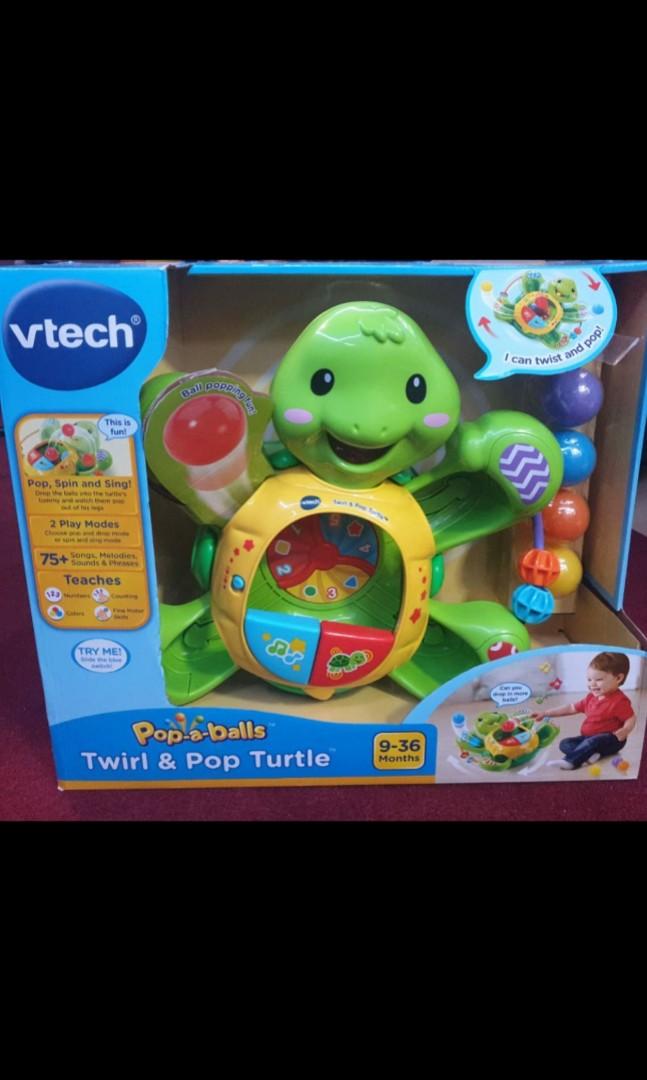 Vtech pop a balls twirl and pop turtle on sale
