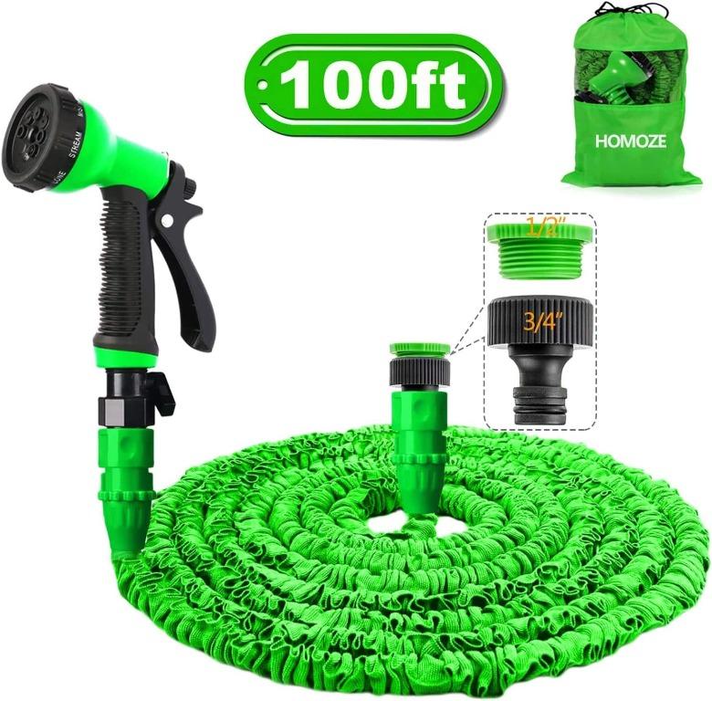 Wmq 10 Garden Hose Pipe 100ft Garden Hose Expanding Flexible Magic Hosepipes With 8 Function Watering Gun Storage Bag Tap Connectors Home Appliances Cleaning Laundry On Carousell