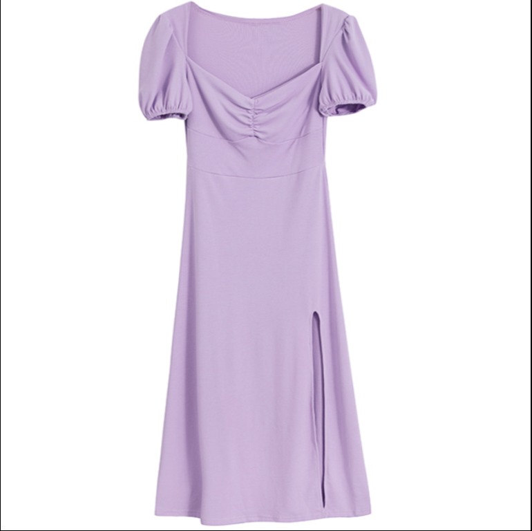 plus size lavender dress