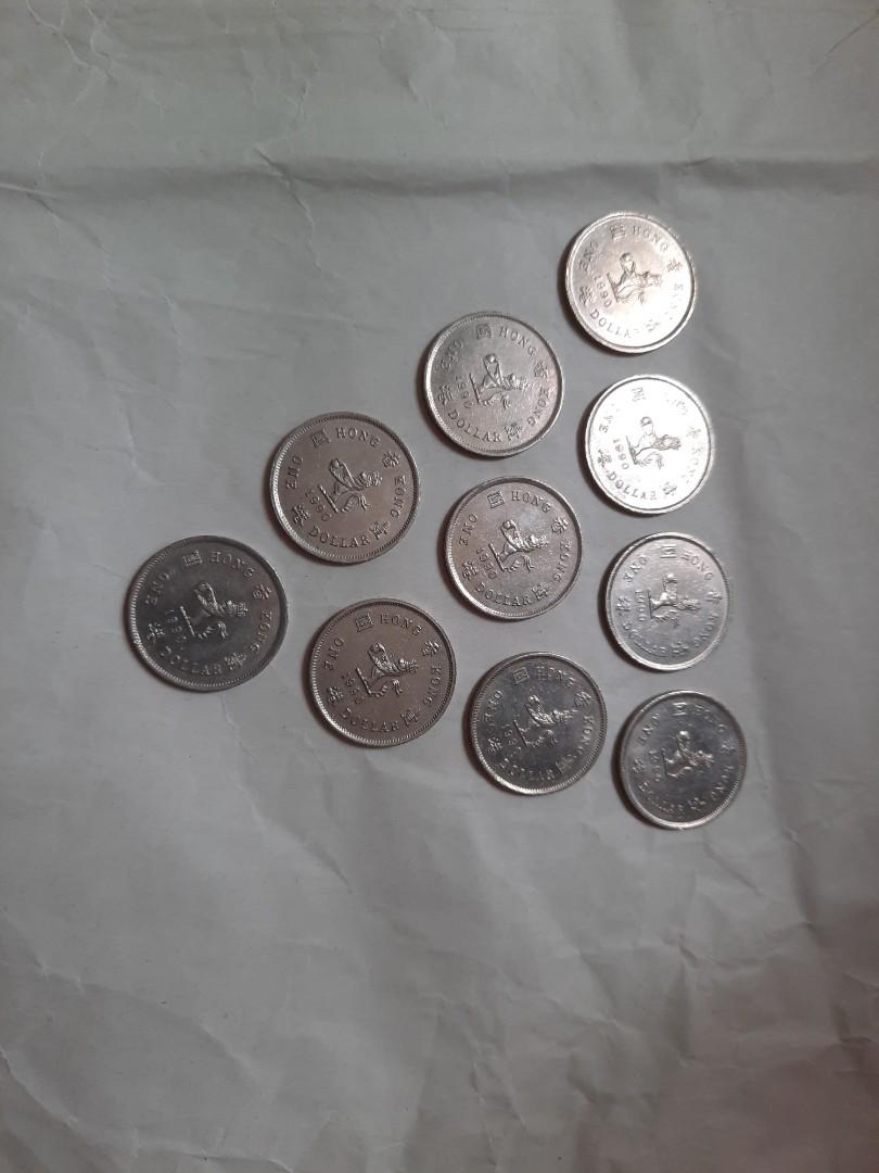 滙豐90年10元鈔票，ED(執董) 連號9張加90年女皇頭硬幣, 興趣及遊戲, 收藏品及紀念品, 錢幣- Carousell