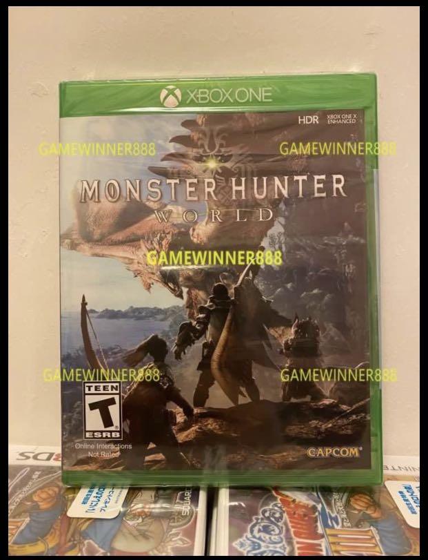 全新xbox One遊戲怪物獵人世界monster Hunter World 美版英文版 遊戲機 遊戲機遊戲 Carousell
