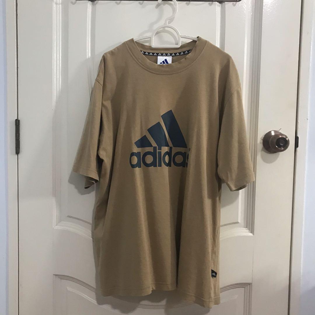 grey adidas top mens