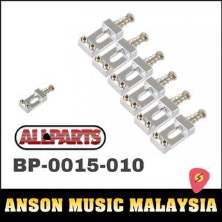 AllParts BP-0015-010 Bridge Saddles for Stratocaster (BP0015 / BP-0015 / BP0015010)