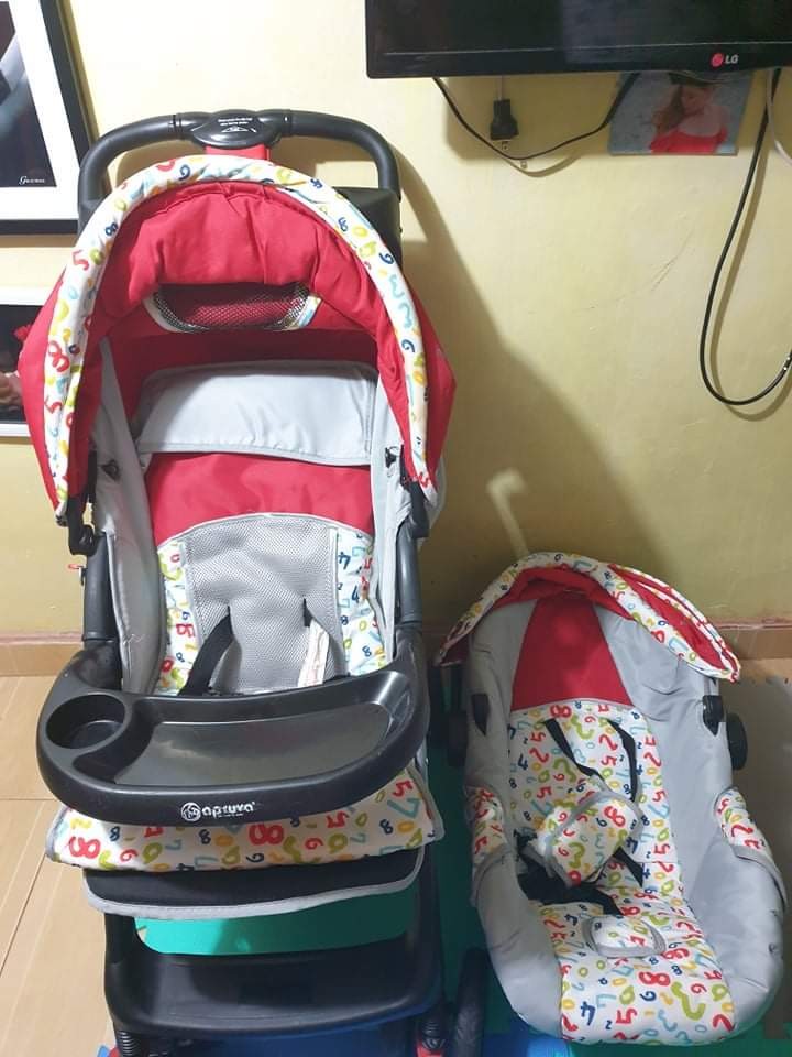 apruva stroller with car seat