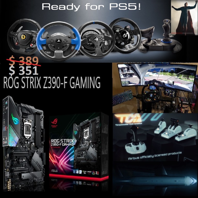 Asus Rog Strix Z390 F Gaming 3y Asus Grand Offer Aug Sep 2020 Sales Reduced To Clear Electronics Computer Parts Accessories On Carousell