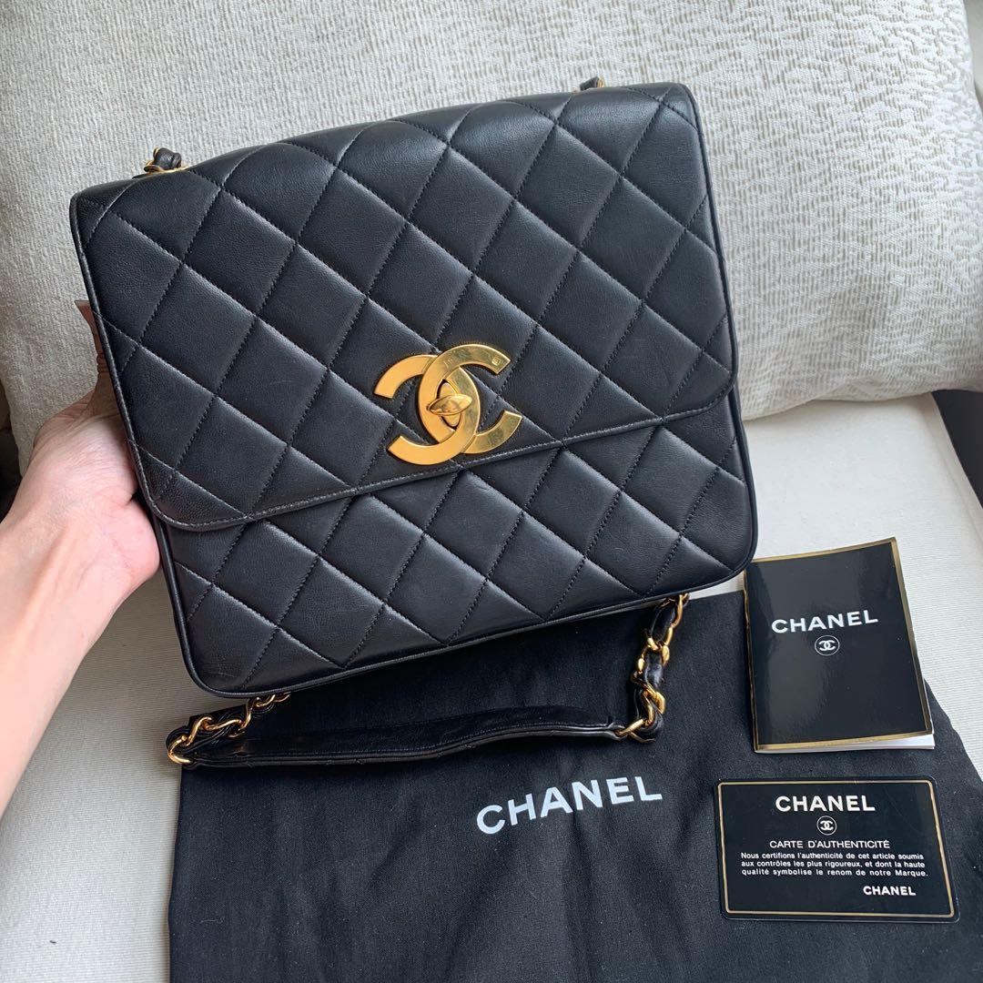 AUTHENTIC CHANEL Big CC Medium Square Crossbody Flap Bag , Luxury, Bags &  Wallets on Carousell