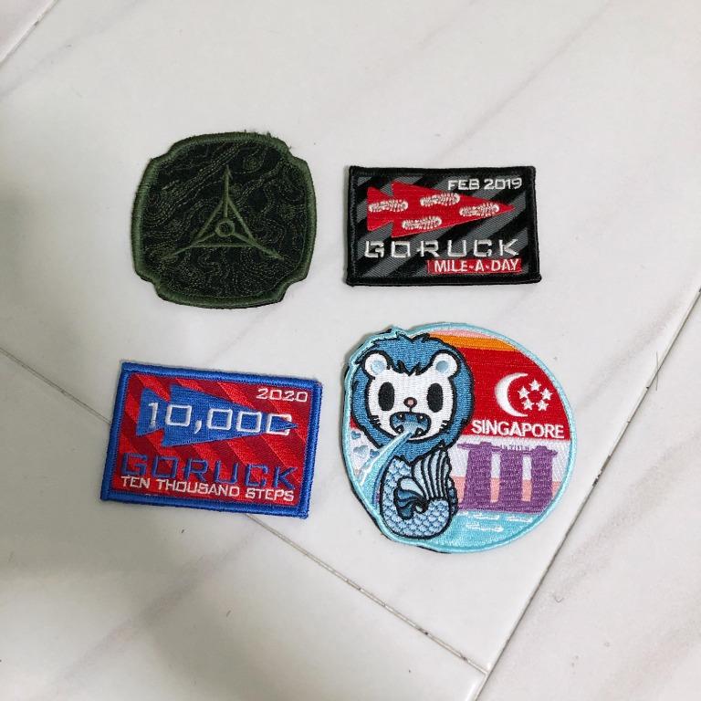 Authentic TAD Goruck Patch Lot Morale Tactical Velcro Patch, Men's Fashion, Bags, Belt bags