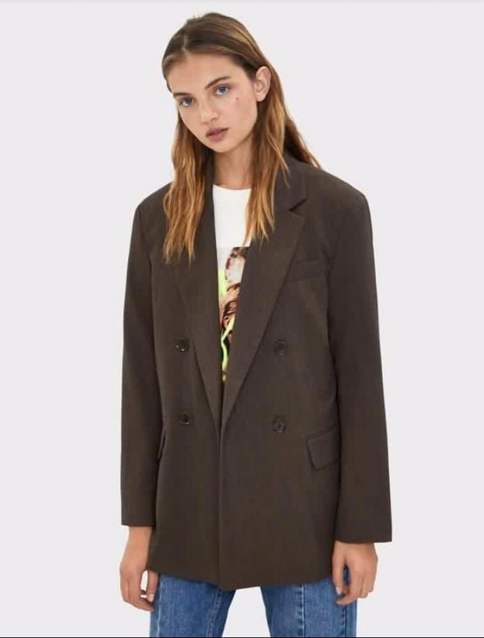Oversized brown blazer Clearance