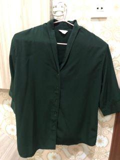 Blouse Green hijau