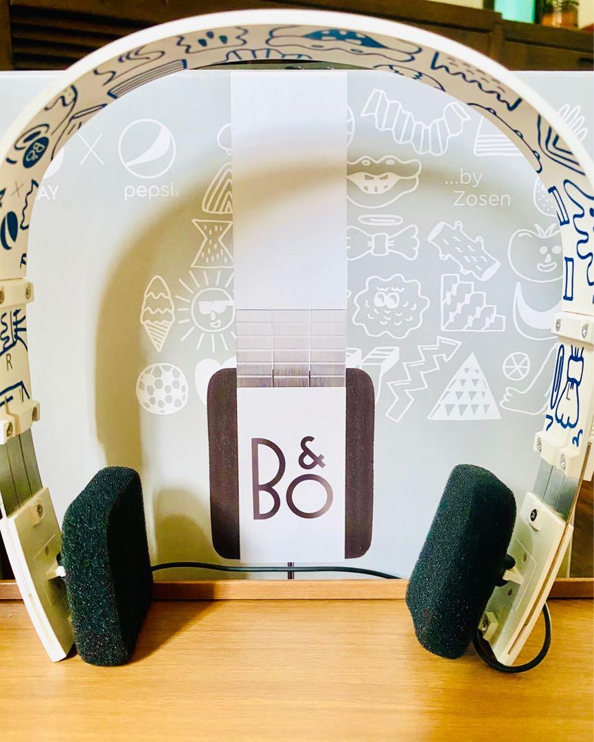 B&O Play Form 2i Headphones Pepsi White Limited Edition, 音響器材