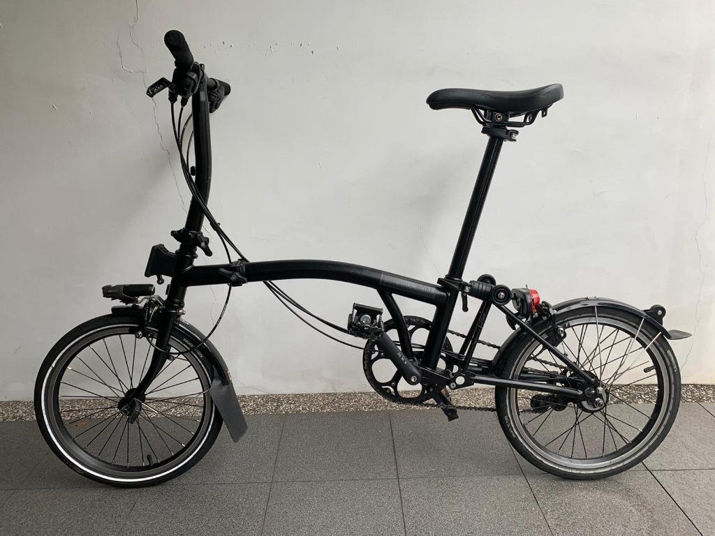 preloved brompton folding bike