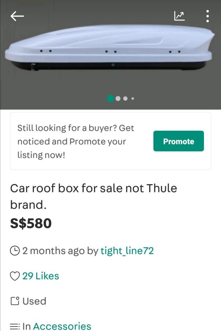 Car Roof Rack Not Thule No Brand Car Accessories Accessories On Carousell