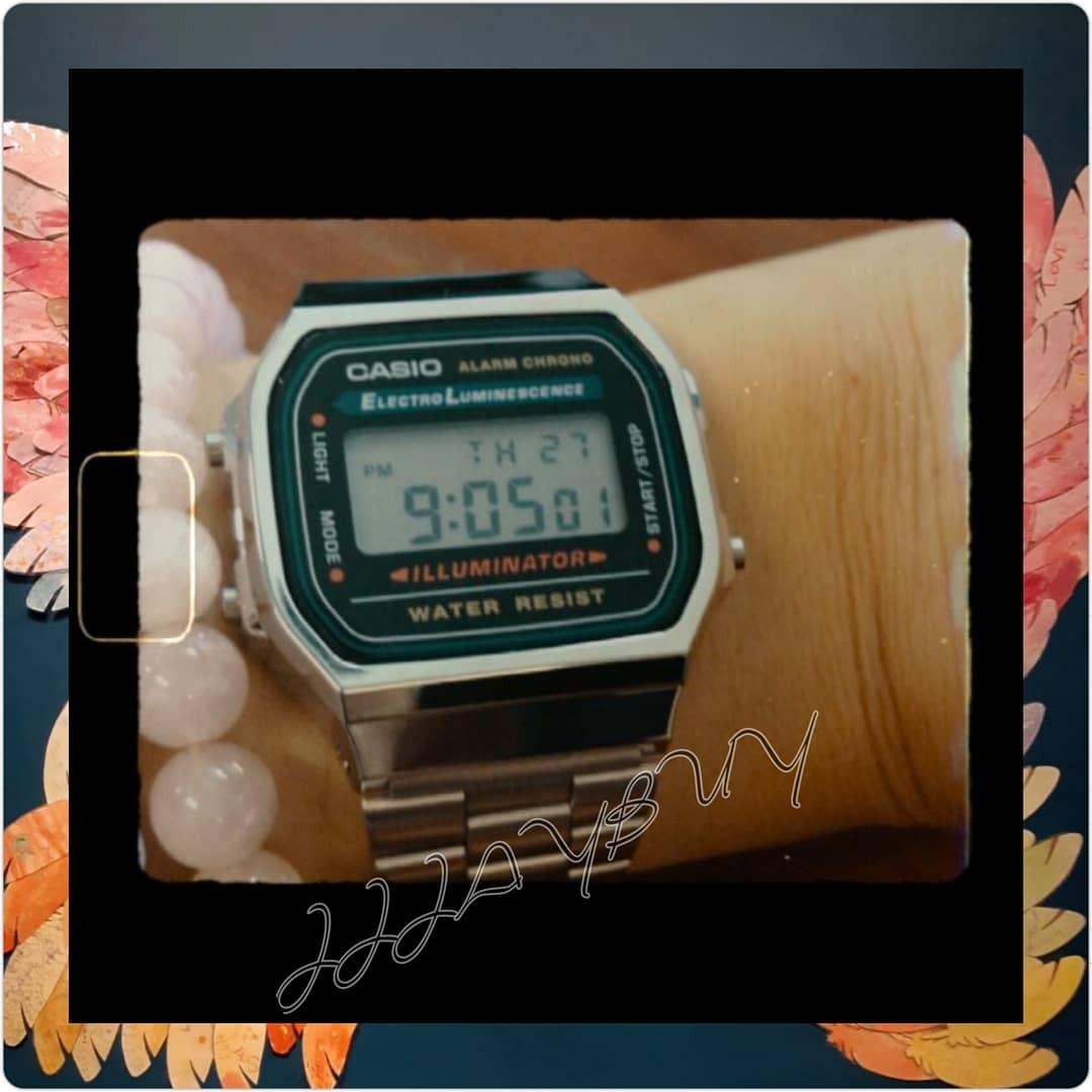 ⌚|Casio A168W-1 Classic, 名牌, 手錶- Carousell