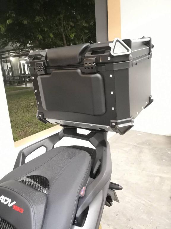 CB150R box & rack bundle Aluminium top box 40L 45L 55L 65L heavy duty ...