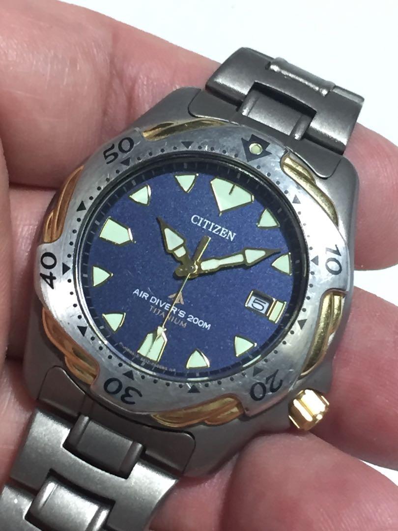CITIZEN TITANIUM AIR DIVER 200m