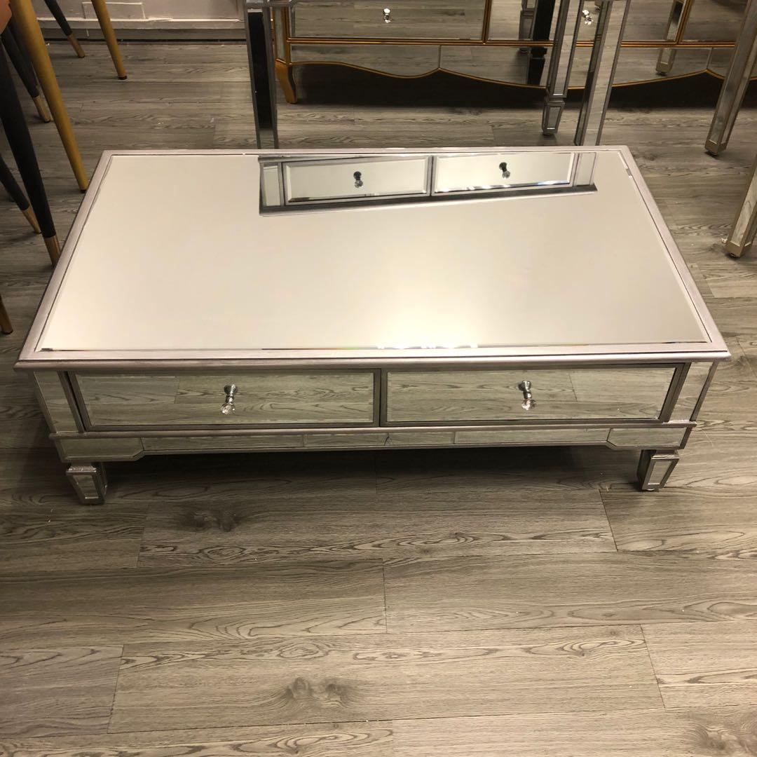 Clearance Sale Mirrored Coffee Table Furniture Tables Chairs On Carousell