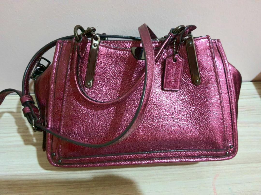 Coach dreamer 21 metallic berry cheap