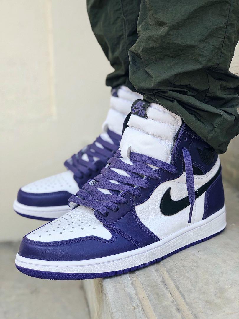 purple nike shoelaces