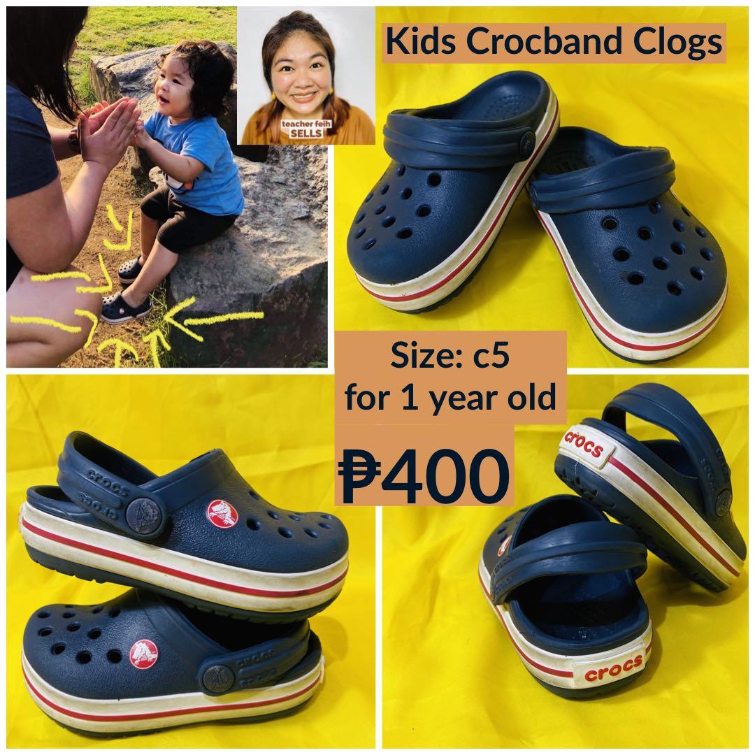 Crocs 1 year online old size