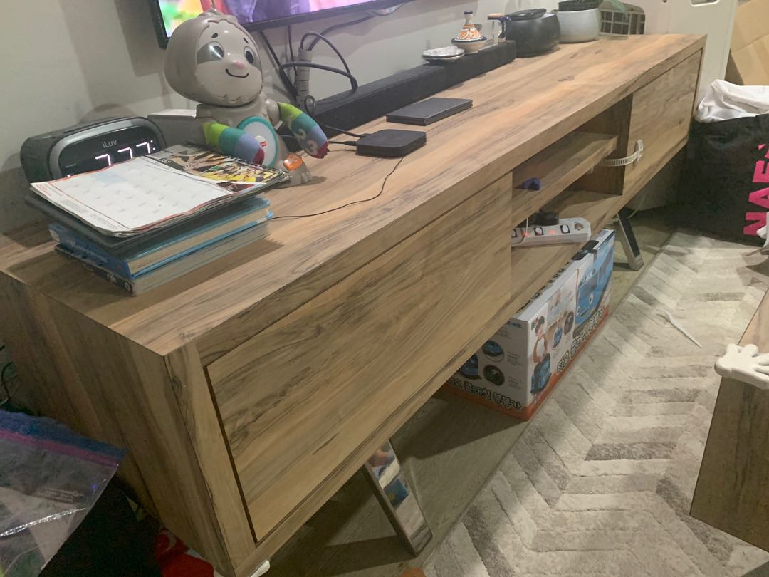 Customised TV console, Furniture, Shelves & Drawers on Carousell