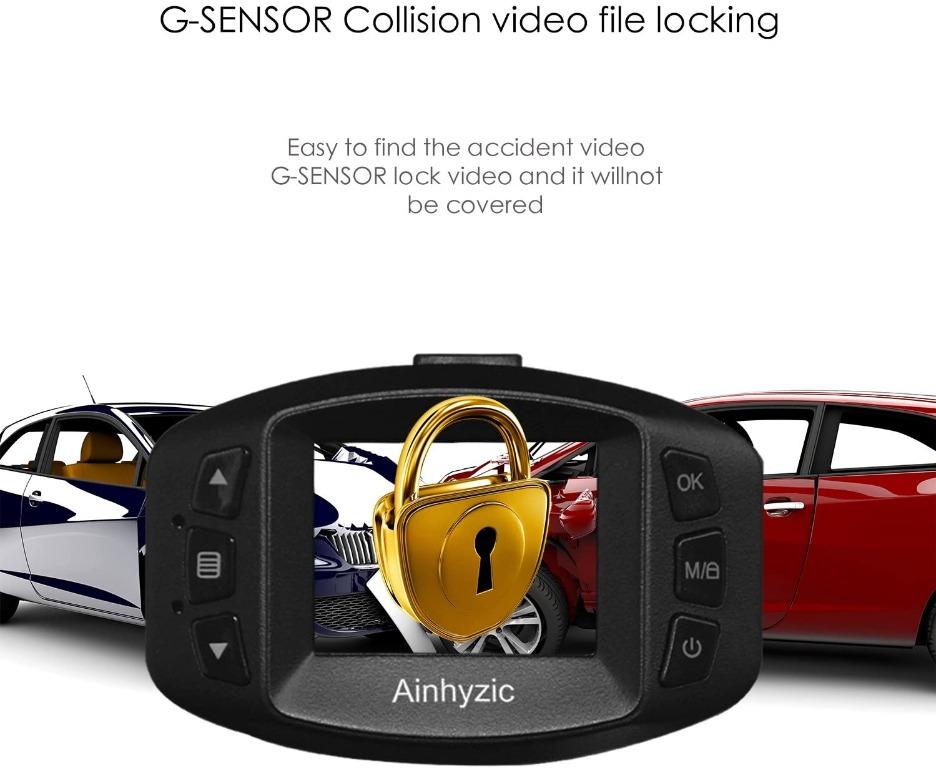 Dash Cam 1080p Full Hd Car Camera Dvr Dashboard Camera Video Recorder In Car Camera Electronics Others On Carousell